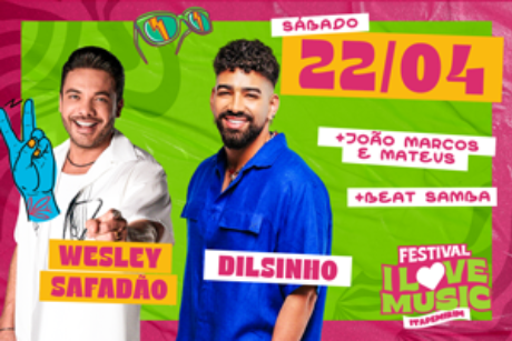 I Love Music | Sábado - 22/04