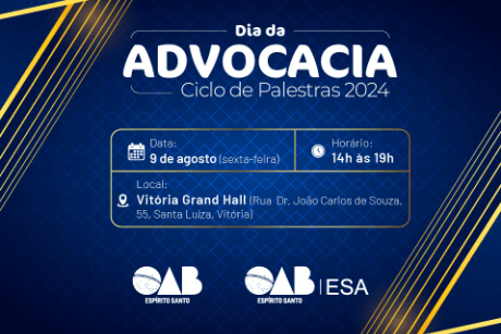 Dia da Advocacia - Ciclo de palestras 2024