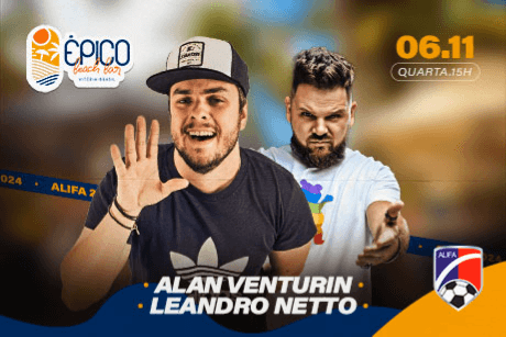 Leandro Netto e Alan Venturin