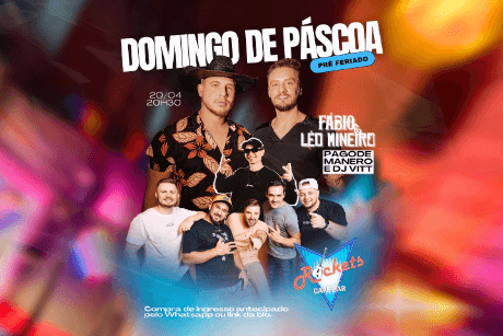 DOMINGO DE PÁSCOA NO ROCKETS