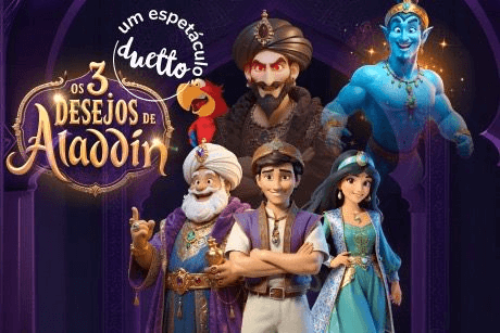 Os 3 Desejos de Aladdin | Sessão 07/12 - 15h30m