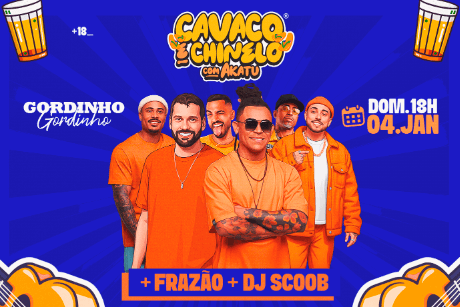 Cavaco e Chinelo com Akatu