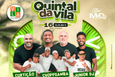 QUINTAL DA VILA - CHOPPSAMBA e GRUPO CURTIÇÃO