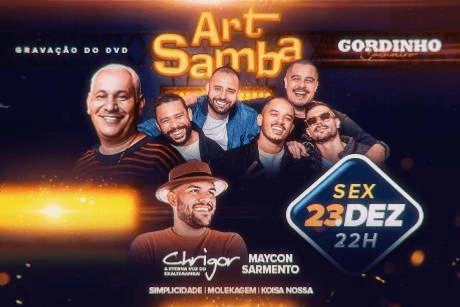 Gravação do Dvd do Art Samba + Chrigor + Maycon Sarmento